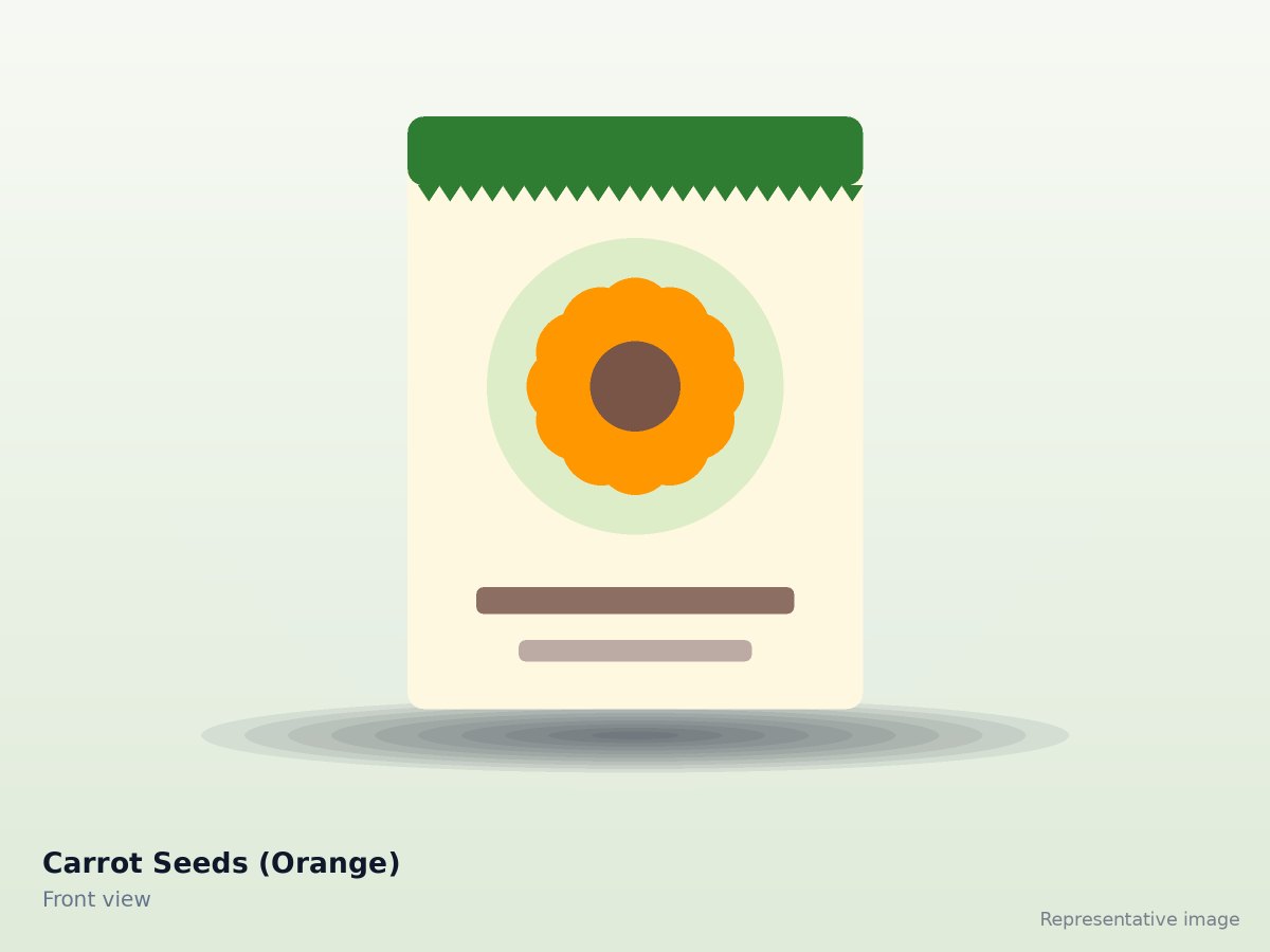 Carrot Seeds (Orange)