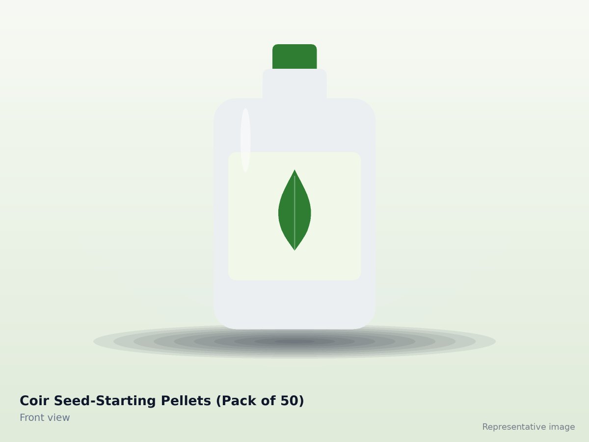 Coir Seed-Starting Pellets (Pack of 50)